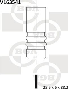 BGA V163541 - Ispušni ventil www.molydon.hr