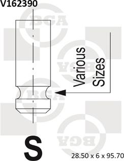 BGA V162390 - Usisni ventil www.molydon.hr