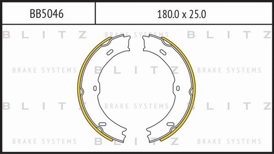 Blitz BB5046 - Komplet kočnica, bubanj kočnice www.molydon.hr