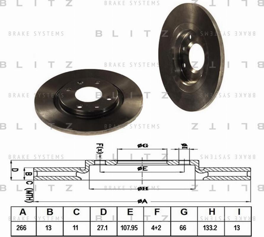 Blitz BS0150 - Kočioni disk www.molydon.hr