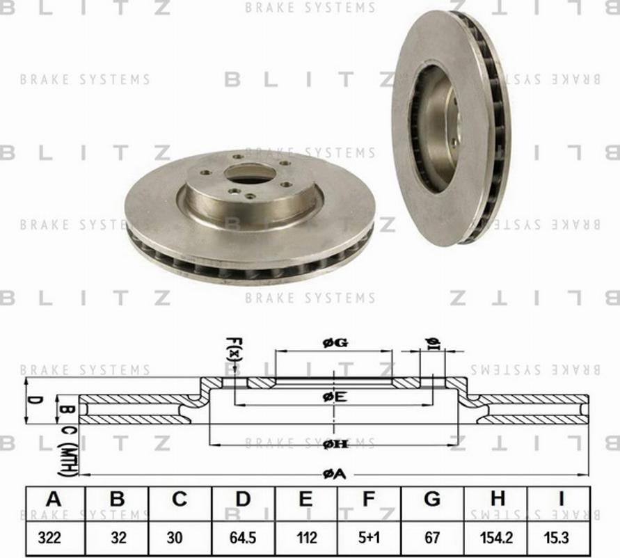 Blitz BS0268 - kočioni disk velike snage www.molydon.hr