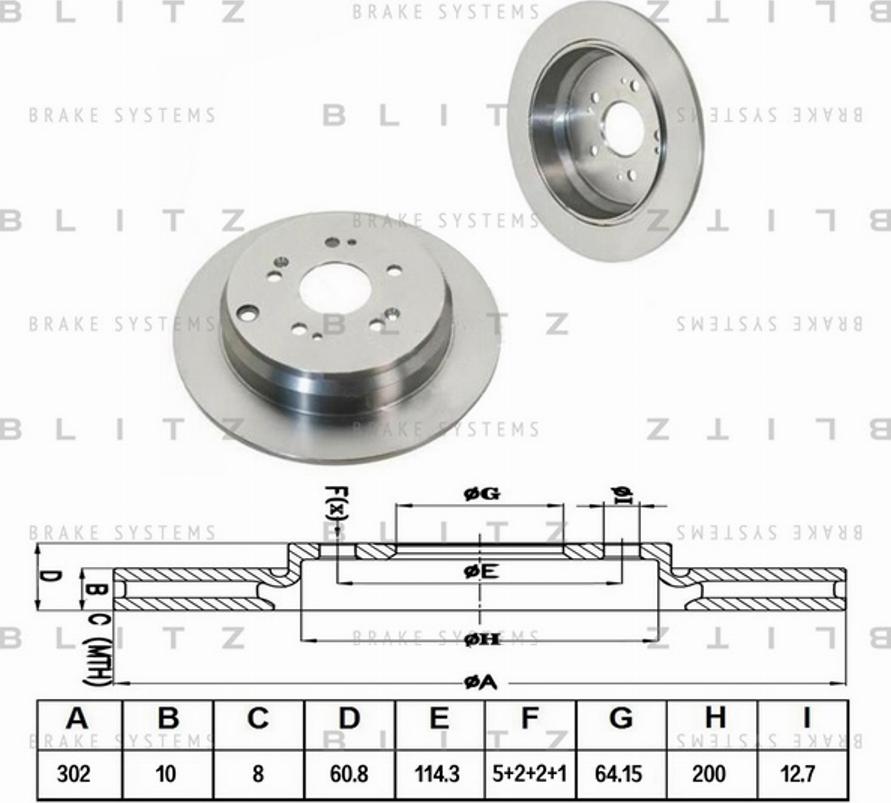 Blitz BS0275 - Kočioni disk www.molydon.hr