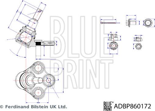 Blue Print ADBP860172 - Gornja/donja kugla www.molydon.hr