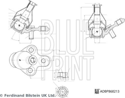 Blue Print ADBP860213 - Gornja/donja kugla www.molydon.hr