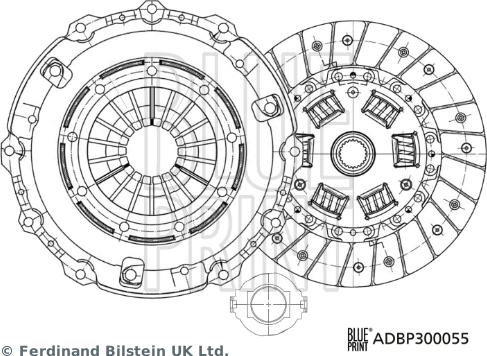 Blue Print ADBP300055 - Komplet kvačila www.molydon.hr