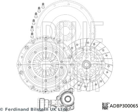 Blue Print ADBP300065 - Komplet kvačila www.molydon.hr