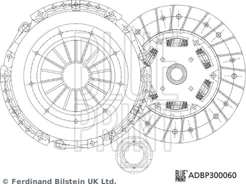 Blue Print ADBP300060 - Komplet kvačila www.molydon.hr