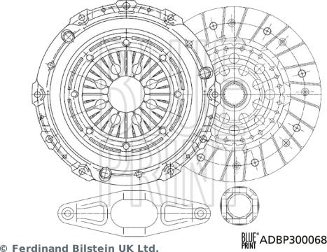 Blue Print ADBP300068 - Komplet kvačila www.molydon.hr