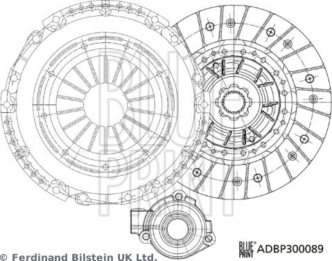 Blue Print ADBP300089 - Komplet kvačila www.molydon.hr