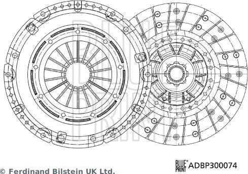 Blue Print ADBP300074 - Komplet kvačila www.molydon.hr