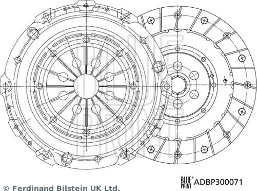 Blue Print ADBP300071 - Komplet kvačila www.molydon.hr