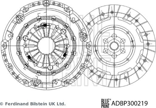 Blue Print ADBP300219 - Komplet kvačila www.molydon.hr