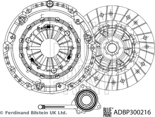 Blue Print ADBP300216 - Komplet kvačila www.molydon.hr