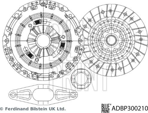 Blue Print ADBP300210 - Komplet kvačila www.molydon.hr