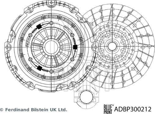 Blue Print ADBP300212 - Komplet kvačila www.molydon.hr