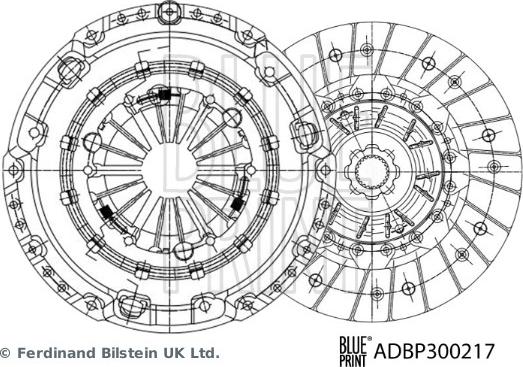 Blue Print ADBP300217 - Komplet kvačila www.molydon.hr