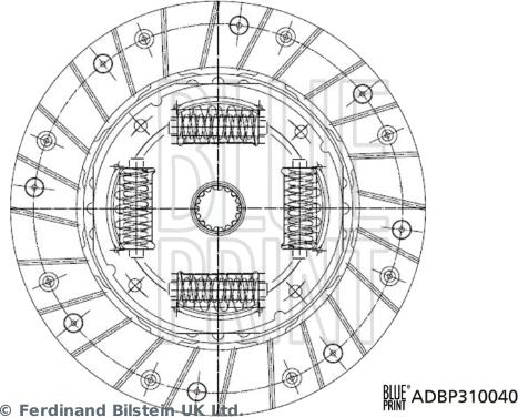 Blue Print ADBP310040 - Lamela kvacila www.molydon.hr