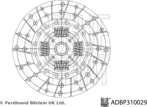 Blue Print ADBP310029 - Lamela kvacila www.molydon.hr