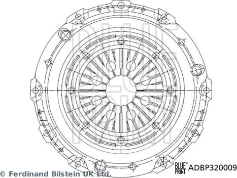 Blue Print ADBP320009 - Potisna Ploča kvacila www.molydon.hr