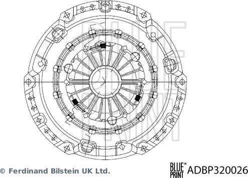 Blue Print ADBP320026 - Potisna Ploča kvacila www.molydon.hr