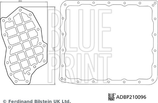 Blue Print ADBP210096 - Hidraulicni filter, automatski mjenjač www.molydon.hr