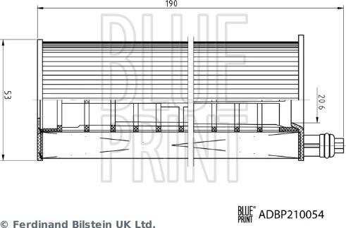 Blue Print ADBP210054 - Filter za ulje www.molydon.hr