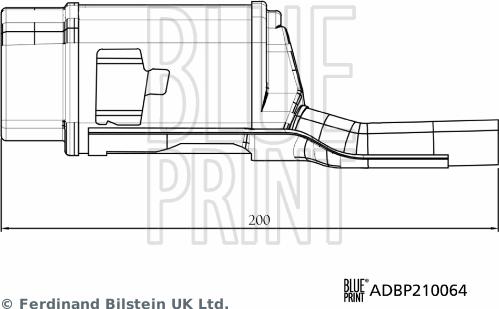 Blue Print ADBP210064 - Hidraulicni filter, automatski mjenjač www.molydon.hr