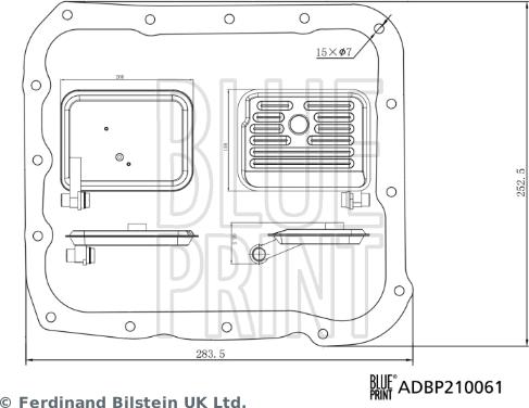 Blue Print ADBP210061 - Hidraulicni filter, automatski mjenjač www.molydon.hr