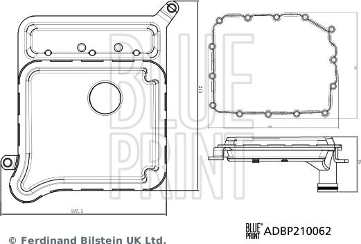 Blue Print ADBP210062 - Hidraulicni filter, automatski mjenjač www.molydon.hr