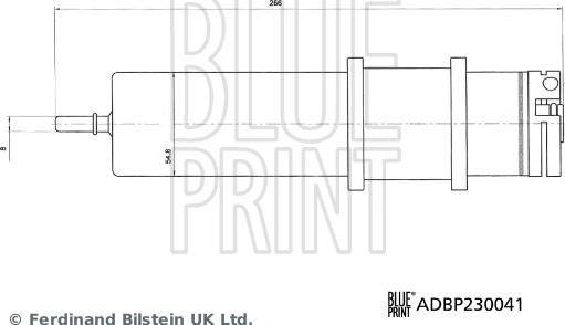 Blue Print ADBP230041 - Filter za gorivo www.molydon.hr