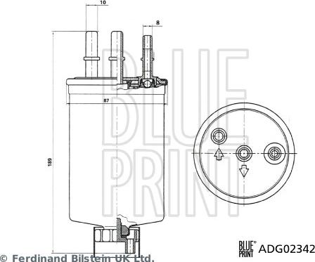 Blue Print ADG02342 - Filter za gorivo www.molydon.hr