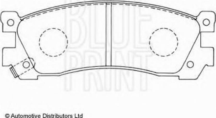 Blue Print ADM54244 - Komplet Pločica, disk-kočnica www.molydon.hr