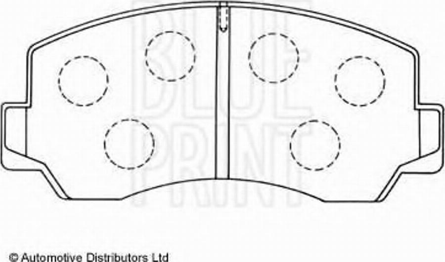 Blue Print ADM54219 - Komplet Pločica, disk-kočnica www.molydon.hr