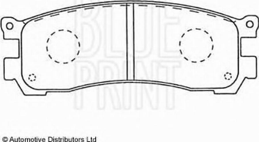 Blue Print ADM54236 - Komplet Pločica, disk-kočnica www.molydon.hr