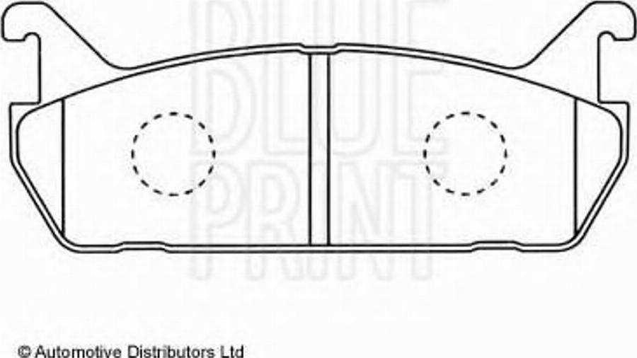 Blue Print ADM54225 - Komplet Pločica, disk-kočnica www.molydon.hr