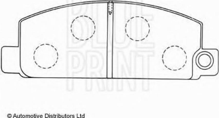 Blue Print ADM54220 - Komplet Pločica, disk-kočnica www.molydon.hr