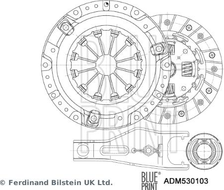 Blue Print ADM530103 - Komplet kvačila www.molydon.hr