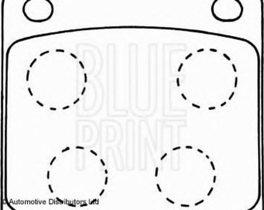 Blue Print ADN14203 - Komplet Pločica, disk-kočnica www.molydon.hr