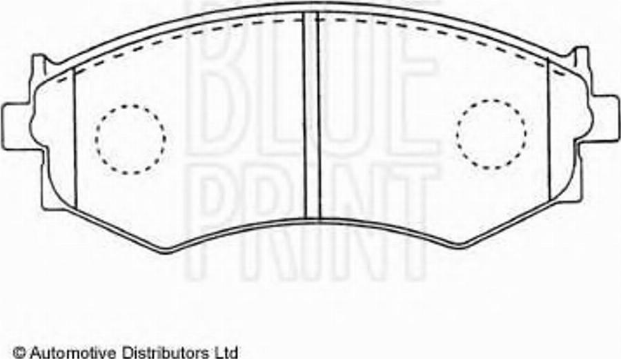 Blue Print ADN14229 - Komplet Pločica, disk-kočnica www.molydon.hr