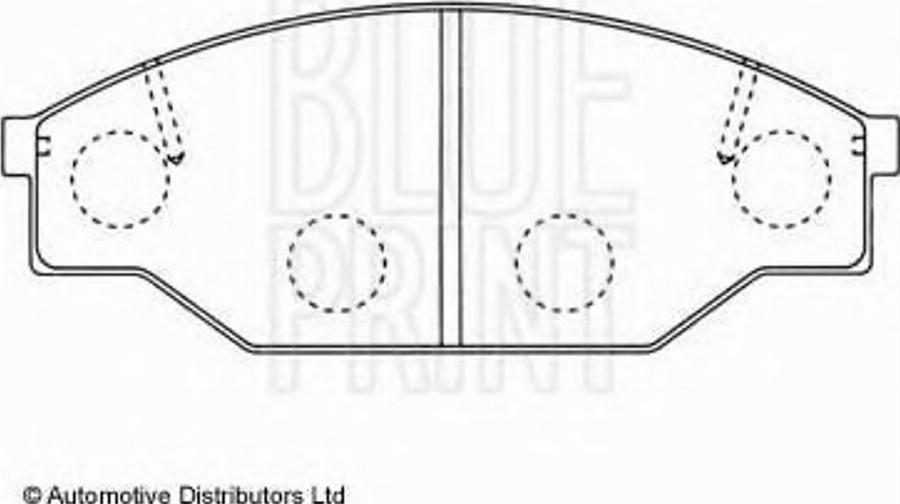 Blue Print ADT34219 - Komplet Pločica, disk-kočnica www.molydon.hr