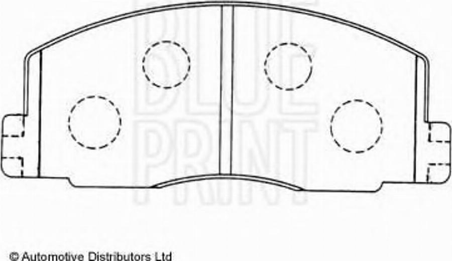 Blue Print ADT34232 - Komplet Pločica, disk-kočnica www.molydon.hr