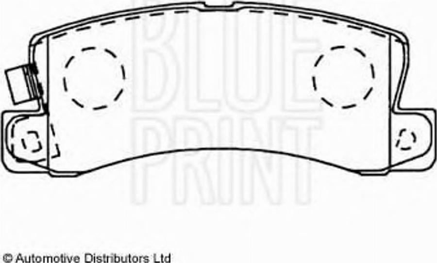 Blue Print ADT34228 - Komplet Pločica, disk-kočnica www.molydon.hr