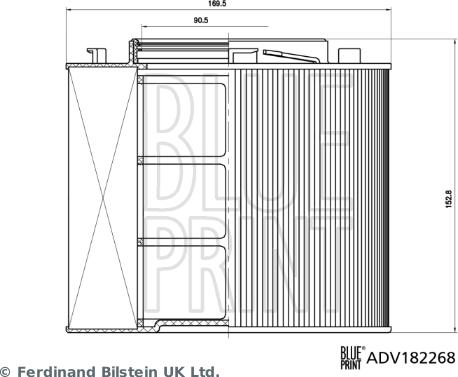 Blue Print ADV182268 - Filter za zrak www.molydon.hr