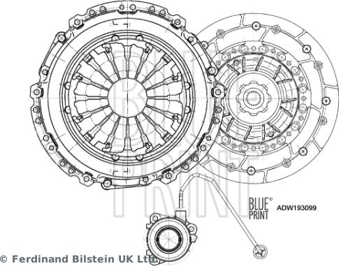 Blue Print ADW193099 - Komplet kvačila www.molydon.hr