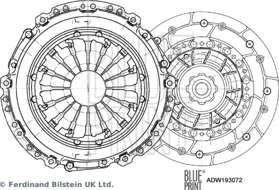 Blue Print ADW193072 - Komplet kvačila www.molydon.hr