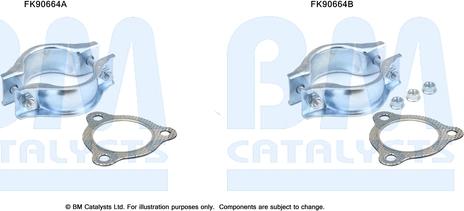 BM Catalysts FK90664 - Garnitura za montažu, katalizator www.molydon.hr