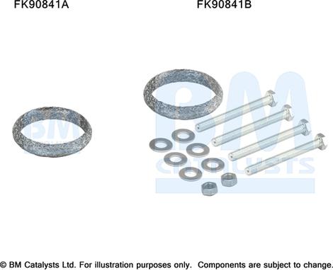 BM Catalysts FK90841 - Garnitura za montažu, katalizator www.molydon.hr