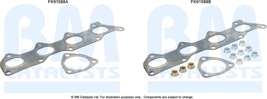 BM Catalysts FK91588 - Garnitura za montažu, katalizator www.molydon.hr