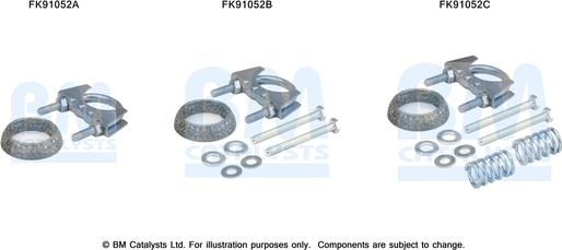 BM Catalysts FK91052 - Garnitura za montažu, katalizator www.molydon.hr