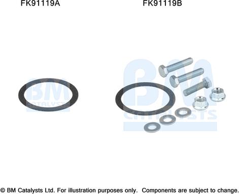 BM Catalysts FK91119 - Garnitura za montažu, katalizator www.molydon.hr